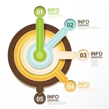 Modern creative infographic elements Stockillustratie