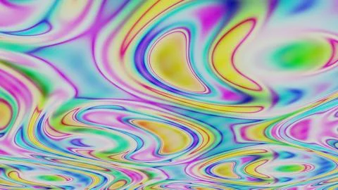 Modern creative optical illusion marble texture colored abstract wavy style Stock Illustration