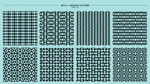 Modern creative pattern design. Geometric seamless pattern vector. Illustrazione stock