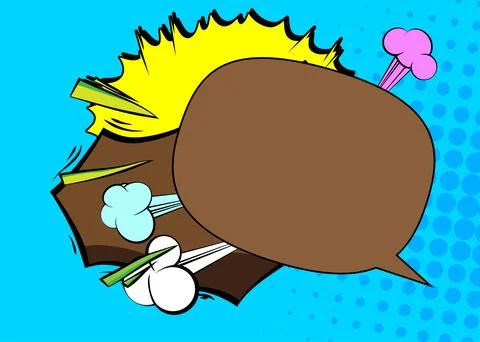 Modern creative pop art vibrant comic book style background. Cartoon effect.. Illustrazione stock