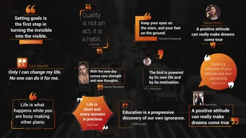 Modern Creative Quotes ~ After Effects Template #245254971