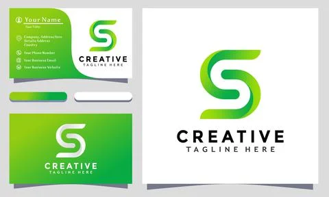 Modern creative S Logo Design and template. S icon initial based Monogram and Stock Illustration