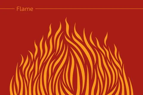 Modern creative symbol of the gas industry Stock Illustration