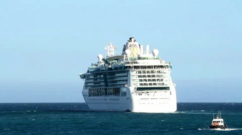 Modern cruise Ventura Stock Footage