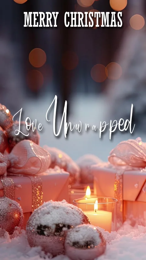 Modern Cursive Text Animation Happy Christmas Saying Love Unwrapped Stock Footage 292497576