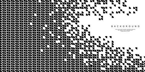 Modern curve pixel abstract technology background. Digital dots flow vector. Stock Illustration