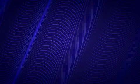 Modern Curved Lines Texture with Gradient Light Stock Illustration
