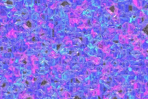 Modern cybernetic computer pattern digitally made background illustration Illustrazione stock