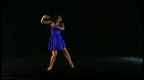 Modern Dance - ballet (part B) Stock Footage 680824