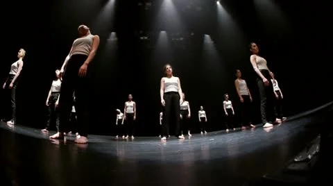 Modern dance - fish eye Stock-Footage 10857858