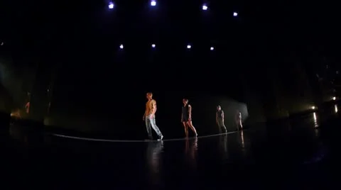 Modern dance-slow-Dramatic Stock Footage 10858494