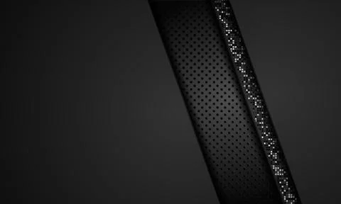 Modern dark background with solid black lines. Illustrazione stock