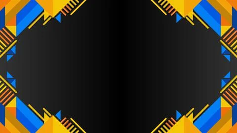 Modern Dark black Background design Stock Illustration