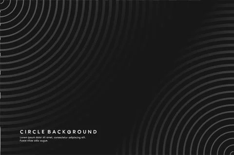 Modern dark circle background. Circle technology design. Circle background. Illustrazione stock