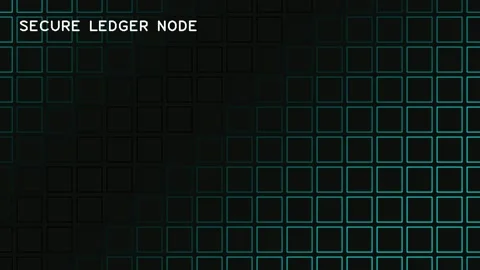 Modern Dark Grid Interface Background with Subtle Digital Data Pulse Stock Footage 341728463