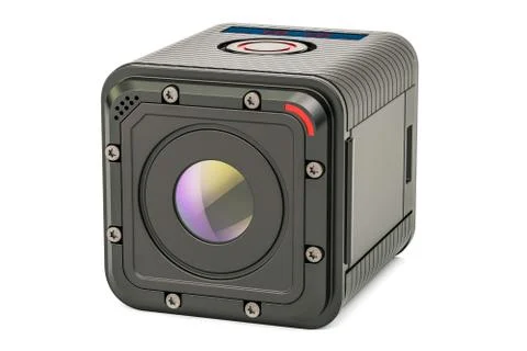 Modern dashcam DVR, 3D rendering Illustrazione stock