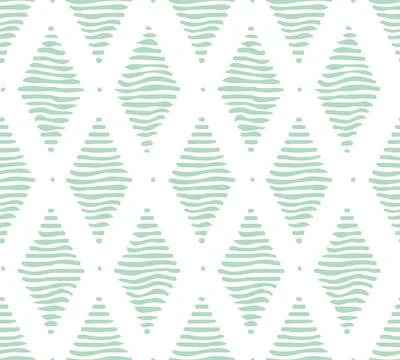 Modern Dashed Rhombus Seamless Vector Pattern for Creative Apparel Illustrazione stock