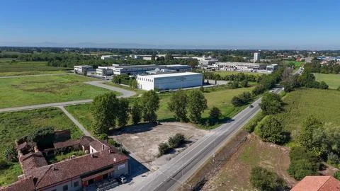 Modern Data Center and Cloud Storage Facilities Situated in the Industrial .. Stock Photos