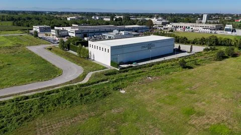 Modern data center facility with advanced digital infrastructure for cloud .. Stockfoto's