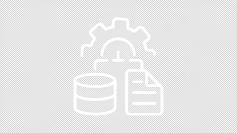Modern data infrastructure animation set Stock Footage 340285723