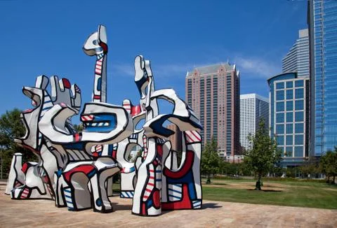 Modern Day Houston 库存照片