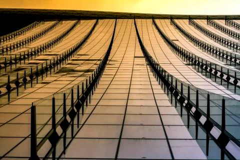 Modern day structures. Stock Photos