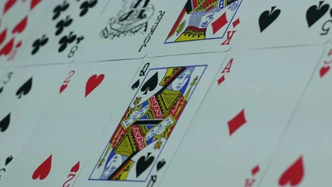 Modern deck of cards Stock Footage 89545101