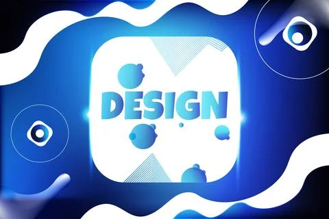 Modern decorative creative stylish gradient colorful vector background design Illustrazione stock