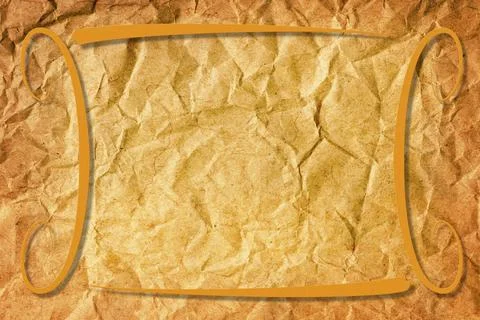 A modern decorative frame with a background with texture. Orange and brown Stock Photos
