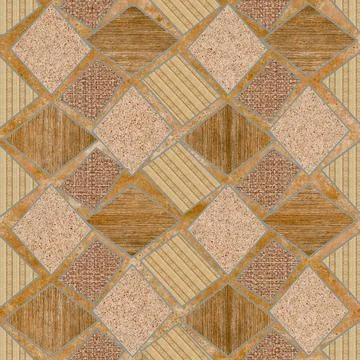 Modern decorative tile with geometric pattern. Stock Photos