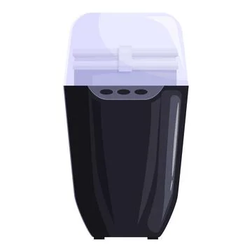 Modern deep fryer machine with closed lid for frying food Stock Illustration