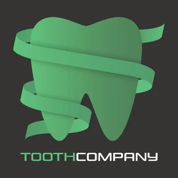 Modern Dentistry logo Stock Illustration