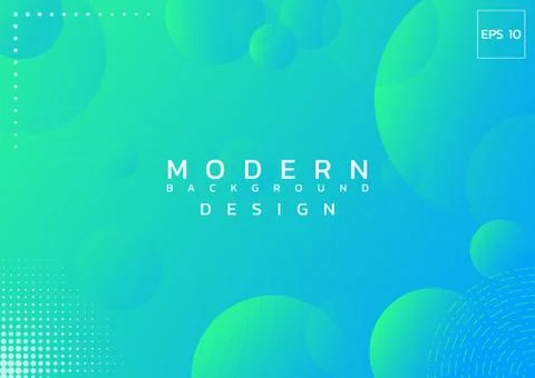 Modern design baclground circle abstract style colorful backdrop with halfeto Stock Illustration