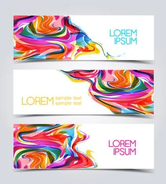 Modern design banner Stock Illustration