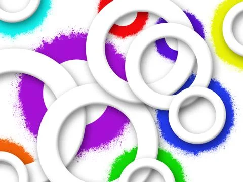 Modern Design Circle Background 스톡 일러스트