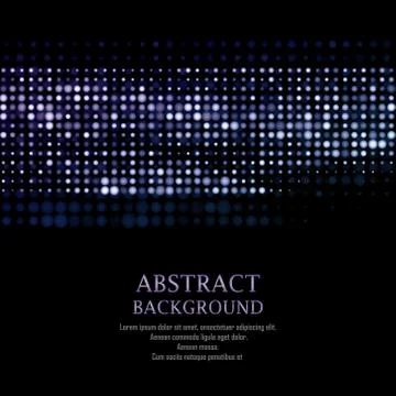 Modern Design Circle template. Vector halftone dots. Abstract background Stock Illustration