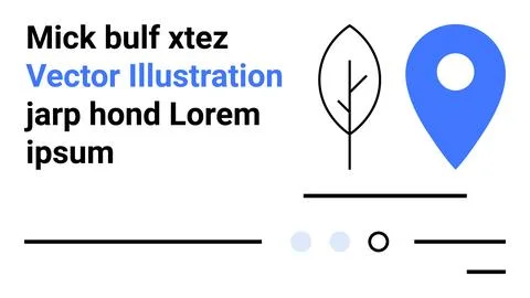 Modern Design Concept with Geometric Shapes, Text Elements, and a Minimalis.. イラスト素材