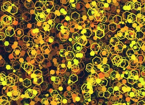 Modern design of different cells Illustrazione stock