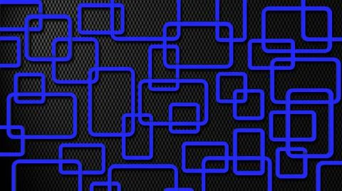 Modern design of graphic elements - blue rectangle frames in ornament structure Stock Illustration