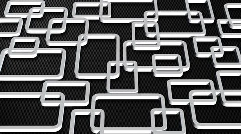 Modern design of graphic elements - white rectangle frames in ornament structure Stock Illustration