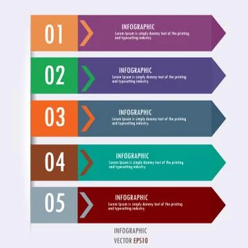 Modern design infographic label element. Stock Illustration