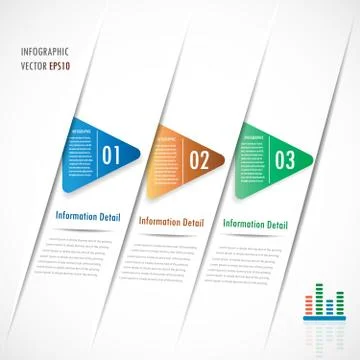 Modern design infographic label element. Stock Illustration
