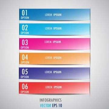 Modern design infographic label element. Stock Illustration