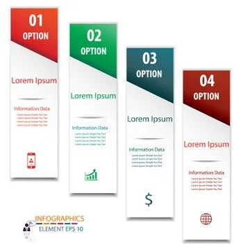 Modern design infographic vector Illustrazione stock