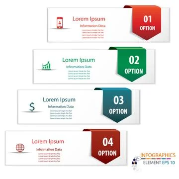 Modern design infographic vector Illustrazione stock
