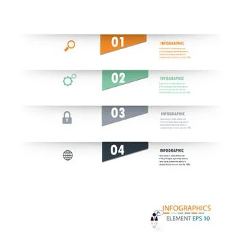Modern design infographic vector Stock Illustration