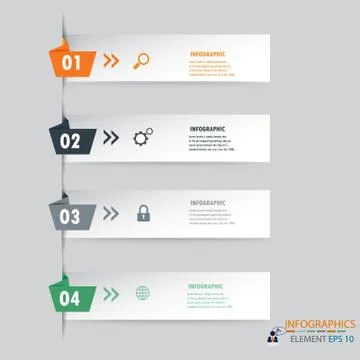 Modern design infographic vector Stock Illustration