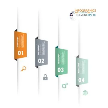Modern design infographic vector Illustrazione stock