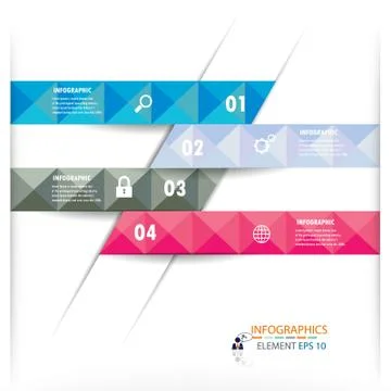 Modern design infographic vector Stock Illustration