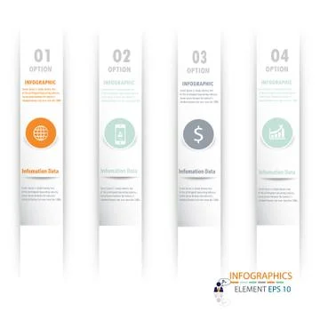 Modern design infographic vector Illustrazione stock